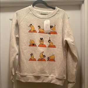 Pug Yoga Graphic Sweater Sweatshirt
NWT
SM Wardrobe